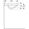 Раковина GEBERIT VARIFORM 55 см 500.740.01.2