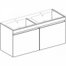 Тумба для комплекта GEBERIT RENOVA PLAN 869531000 129 см темно-серый